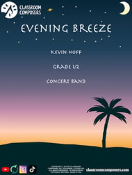 Evening Breeze Concert Band sheet music cover Thumbnail
